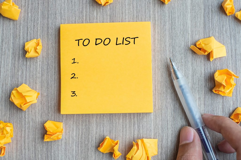 To do list